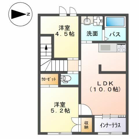神奈川県平塚市入野 平塚駅 2LDK アパート 賃貸物件詳細