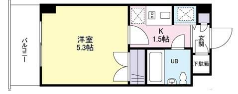 神奈川県横浜市港北区樽町２丁目 綱島駅 1K マンション 賃貸物件詳細