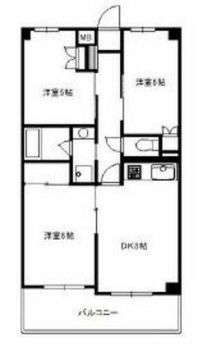 神奈川県横浜市都筑区荏田南５丁目 都筑ふれあいの丘駅 3DK マンション 賃貸物件詳細