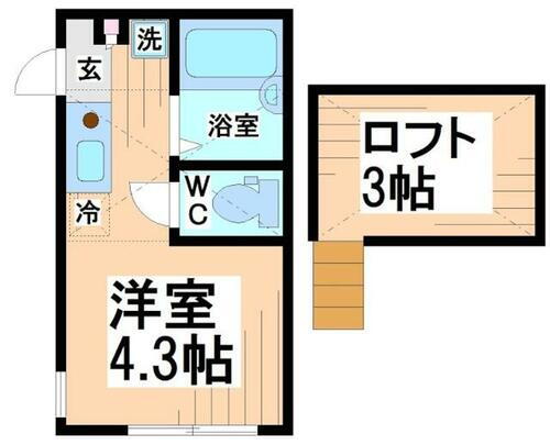 神奈川県川崎市多摩区生田７丁目 生田駅 1K アパート 賃貸物件詳細