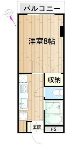 神奈川県川崎市中原区木月１丁目 元住吉駅 1K マンション 賃貸物件詳細