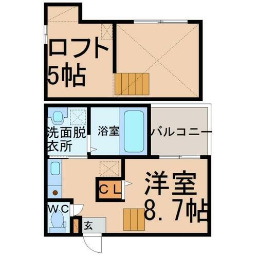 愛知県名古屋市中川区若山町３丁目 南荒子駅 1K アパート 賃貸物件詳細