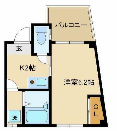カペラⅤ 3階 1K 賃貸物件詳細