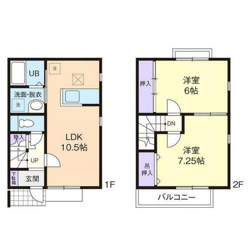 埼玉県羽生市大字堤 2LDK アパート 賃貸物件詳細