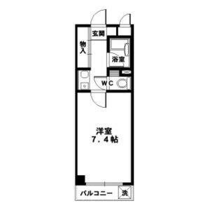 兵庫県尼崎市富松町１丁目 武庫之荘駅 1K マンション 賃貸物件詳細