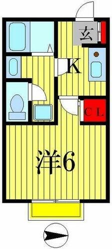 千葉県流山市南流山５丁目 南流山駅 1K アパート 賃貸物件詳細