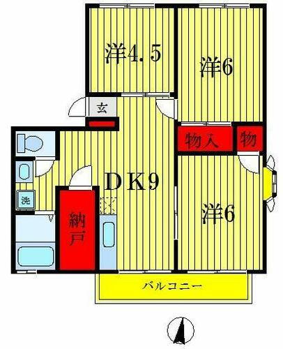 東京都葛飾区水元２丁目 金町駅 3DK マンション 賃貸物件詳細