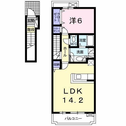 愛知県大府市共西町２丁目 共和駅 1LDK アパート 賃貸物件詳細