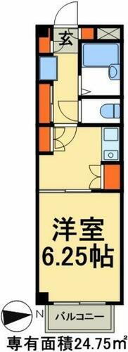 千葉県松戸市栗山 矢切駅 1K マンション 賃貸物件詳細