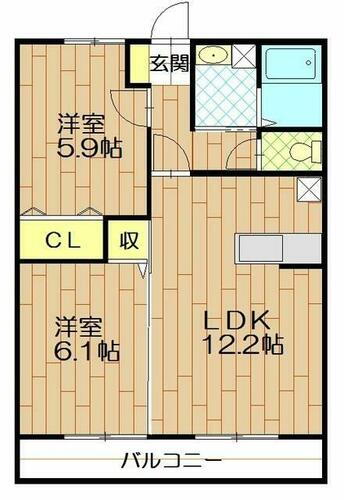 埼玉県比企郡川島町大字上伊草 川越駅 2LDK アパート 賃貸物件詳細