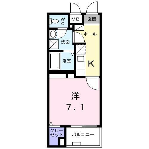 東京都府中市白糸台２丁目 白糸台駅 1K マンション 賃貸物件詳細