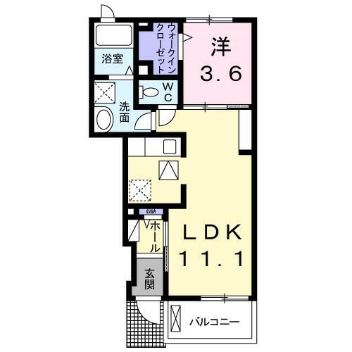 栃木県小山市城西１丁目 小山駅 1LDK アパート 賃貸物件詳細