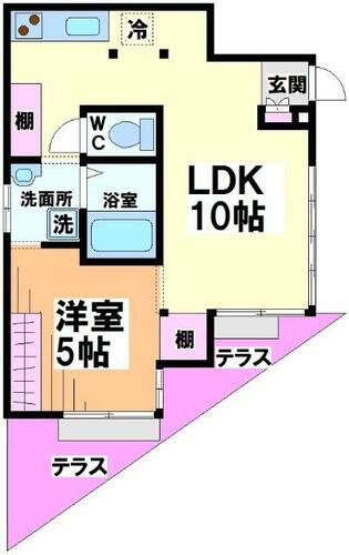 東京都杉並区高井戸東３丁目 浜田山駅 1LDK アパート 賃貸物件詳細