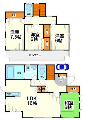 東京都稲城市向陽台２丁目 南多摩駅 4LDK 一戸建て 賃貸物件詳細