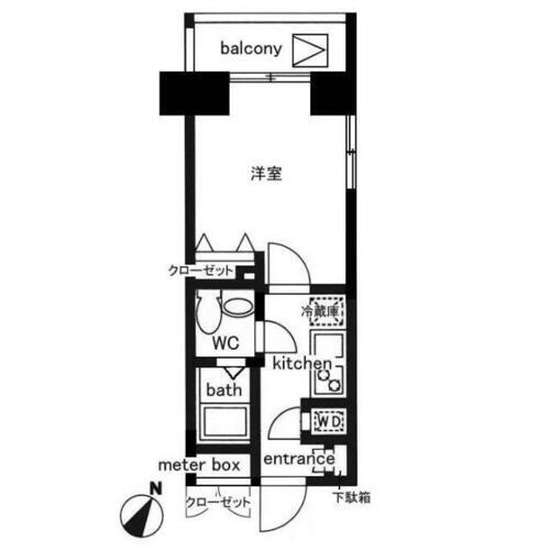 レジディア日本橋人形町Ⅱ 3階 1K 賃貸物件詳細
