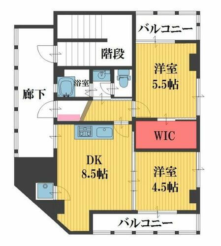 埼玉県蕨市中央１丁目 蕨駅 2DK マンション 賃貸物件詳細