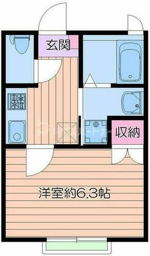 東京都江戸川区西一之江２丁目 一之江駅 1K アパート 賃貸物件詳細
