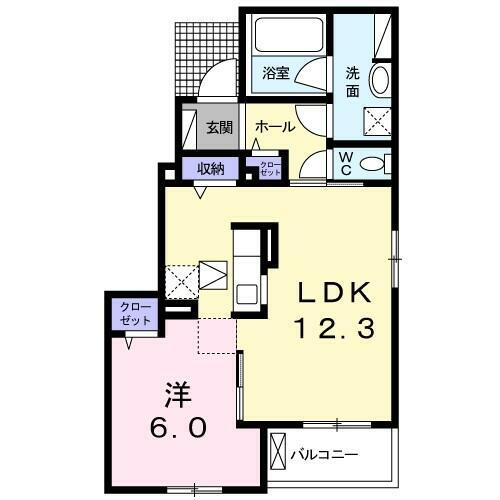 トゥインクル愛宕 1階 1LDK 賃貸物件詳細