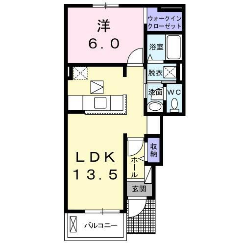 Ｖｅｌｅｒｏ　Ｂ 1階 1LDK 賃貸物件詳細
