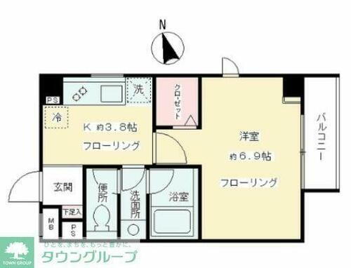 東京都港区東麻布３丁目 麻布十番駅 1K マンション 賃貸物件詳細