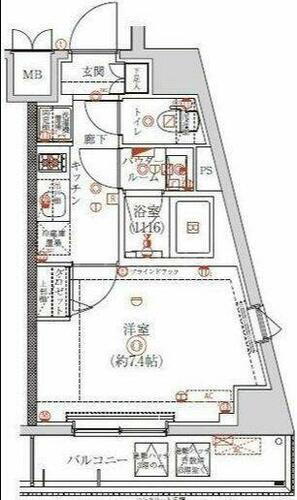 東京都北区王子本町２丁目 王子駅 1K マンション 賃貸物件詳細