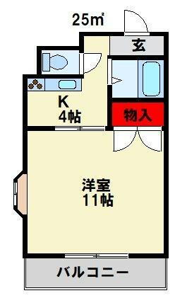福岡県北九州市八幡西区折尾４丁目 折尾駅 1K マンション 賃貸物件詳細