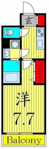 東京都足立区谷在家２丁目 谷在家駅 1K マンション 賃貸物件詳細