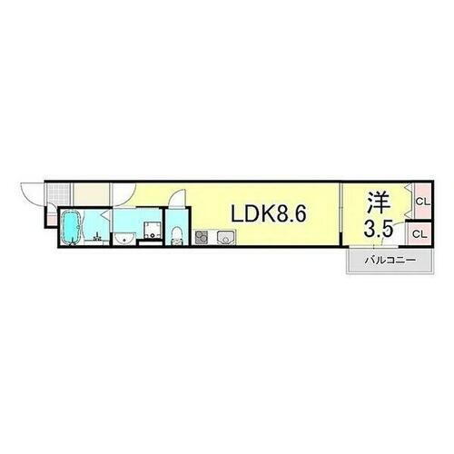 兵庫県尼崎市若王寺１丁目 園田駅 1LDK アパート 賃貸物件詳細