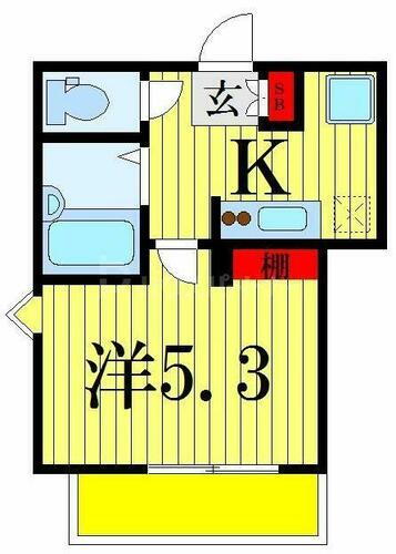 東京都江戸川区北小岩６丁目 京成小岩駅 1K アパート 賃貸物件詳細