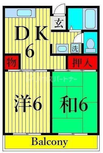 東京都江戸川区南葛西６丁目 葛西臨海公園駅 2DK マンション 賃貸物件詳細