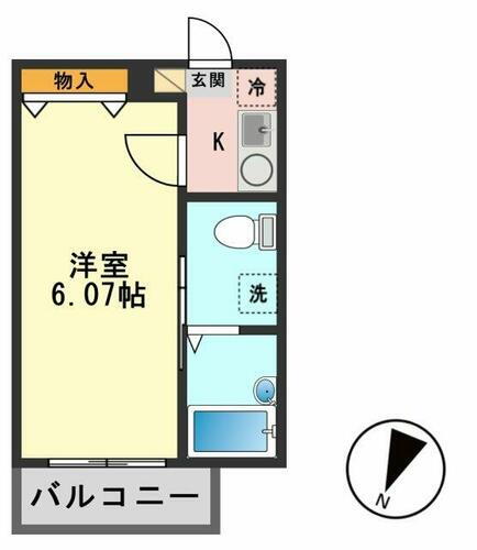 東京都江戸川区東小岩６丁目 小岩駅 1K アパート 賃貸物件詳細