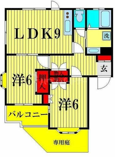 千葉県松戸市稔台２丁目 みのり台駅 2LDK マンション 賃貸物件詳細