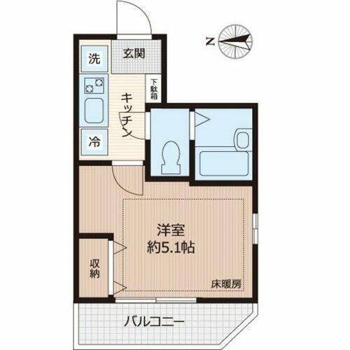 東京都練馬区北町２丁目 東武練馬駅 1K マンション 賃貸物件詳細