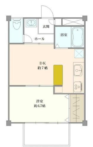 新潟県新潟市中央区東出来島 1DK アパート 賃貸物件詳細