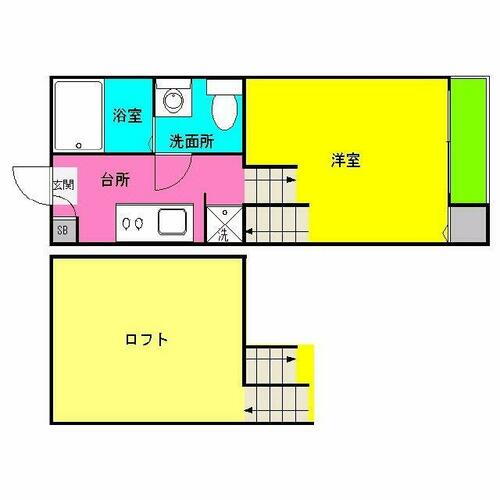 福岡県福岡市博多区吉塚１丁目 吉塚駅 1K アパート 賃貸物件詳細
