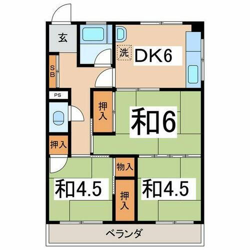 山梨県甲府市大手１丁目 甲府駅 3DK マンション 賃貸物件詳細