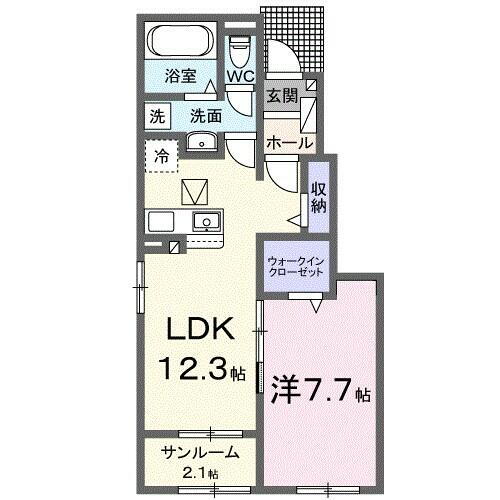 栃木県佐野市富岡町 佐野駅 1LDK アパート 賃貸物件詳細