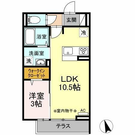 山梨県甲府市武田３丁目 甲府駅 1LDK アパート 賃貸物件詳細