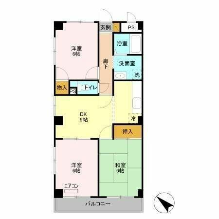 千葉県市川市湊新田２丁目 行徳駅 3DK マンション 賃貸物件詳細
