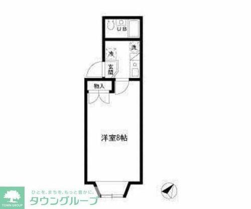 埼玉県蕨市北町１丁目 蕨駅 1K アパート 賃貸物件詳細
