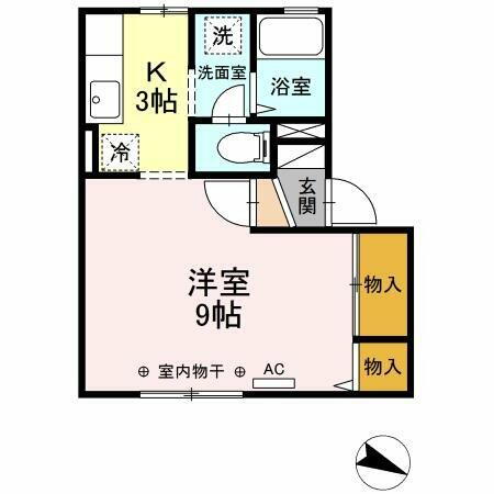 秋田県秋田市楢山太田町 秋田駅 1K アパート 賃貸物件詳細
