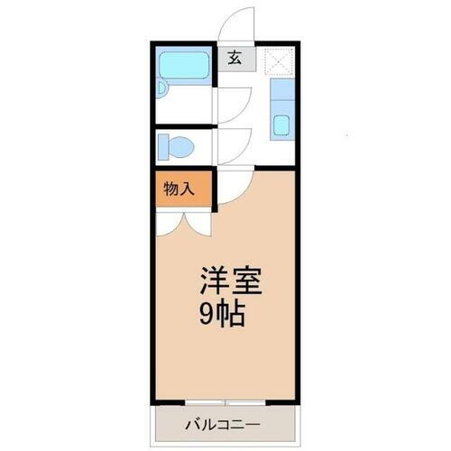 パレス藤 2階 1K 賃貸物件詳細