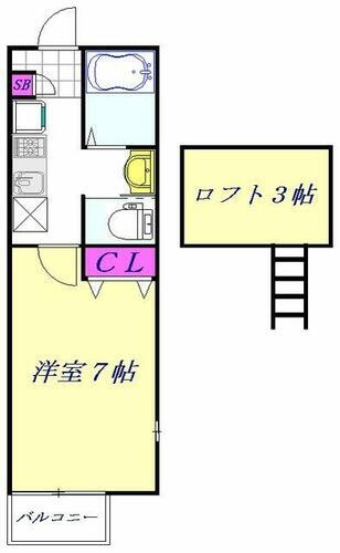 埼玉県川口市桜町１丁目 鳩ヶ谷駅 1K アパート 賃貸物件詳細