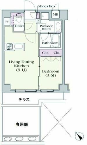 東京都目黒区上目黒３丁目 中目黒駅 1LDK マンション 賃貸物件詳細