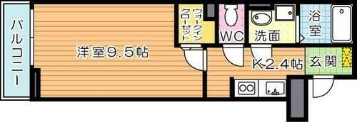 福岡県北九州市八幡西区則松５丁目 黒崎駅 1K アパート 賃貸物件詳細