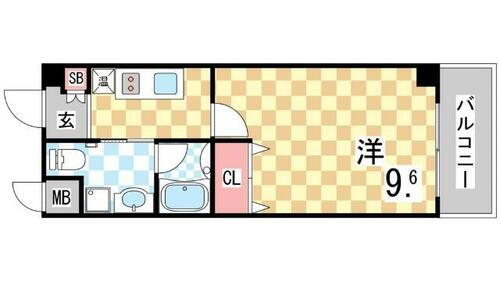 兵庫県神戸市須磨区寺田町２丁目 板宿駅 1K マンション 賃貸物件詳細