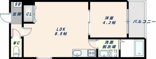 大阪府東大阪市長田２丁目 長田駅 1LDK アパート 賃貸物件詳細