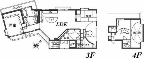 東京都新宿区矢来町 神楽坂駅 3LDK マンション 賃貸物件詳細