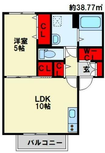 福岡県北九州市八幡西区上上津役１丁目 永犬丸駅 1LDK アパート 賃貸物件詳細