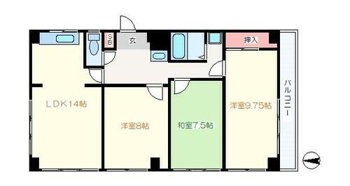 神奈川県川崎市川崎区小田５丁目 川崎駅 3LDK マンション 賃貸物件詳細